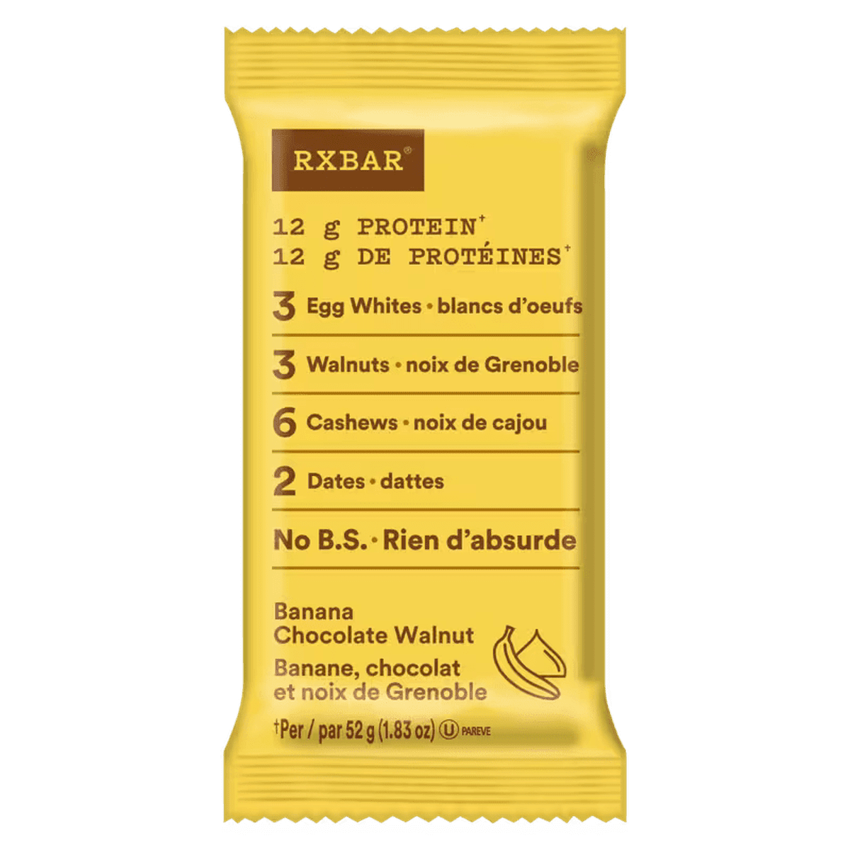 Banana Chocolate Walnut Protein Bar  RxBar   