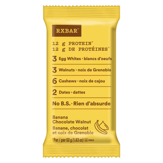 Banana Chocolate Walnut Protein Bar  RxBar   