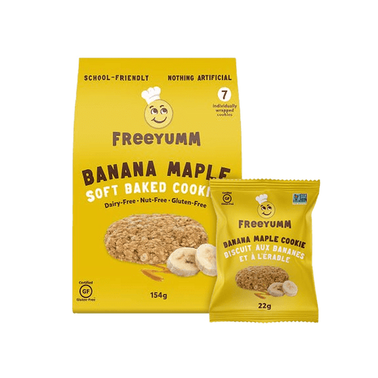 Banana Maple Soft Baked Cookies  FreeYumm