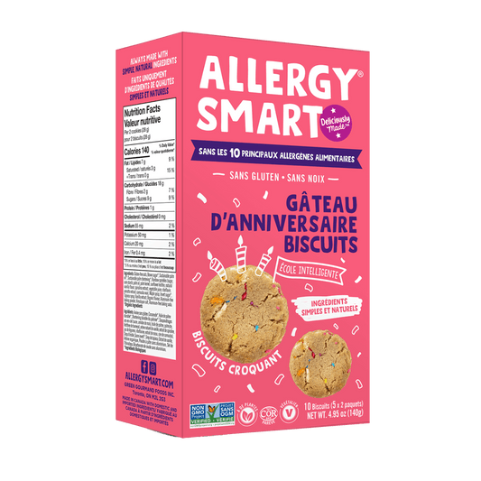 Birthday Cake Crunchy Cookies  Allergy Smart   