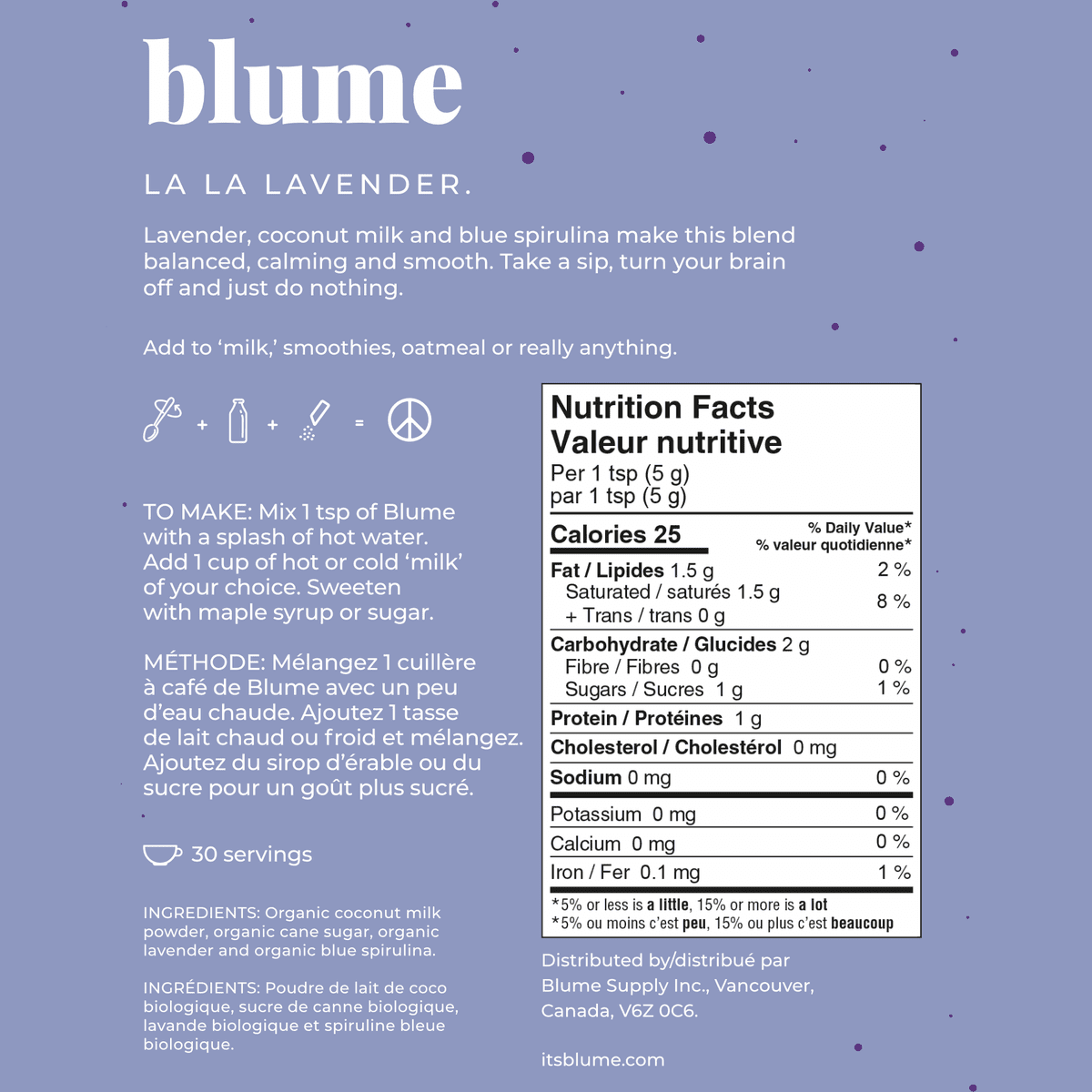 Blue Lavender Blend  blume   