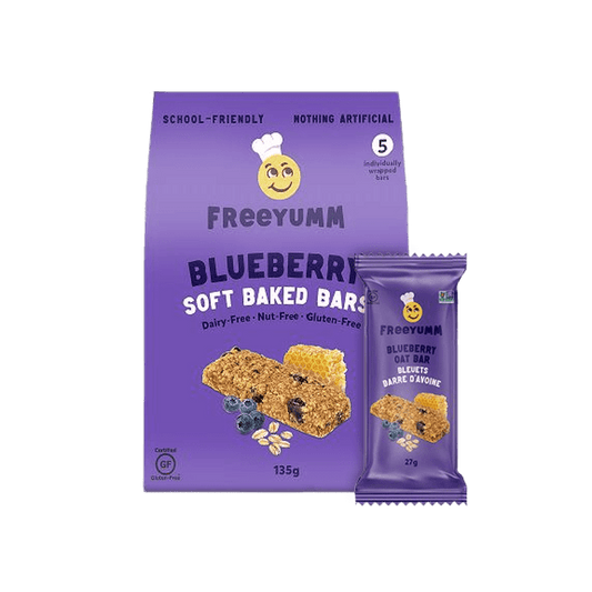 Blueberry Soft Baked Bars  FreeYumm