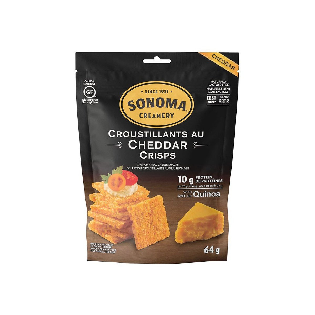 Cheddar Crisps  Sonoma Creamery   