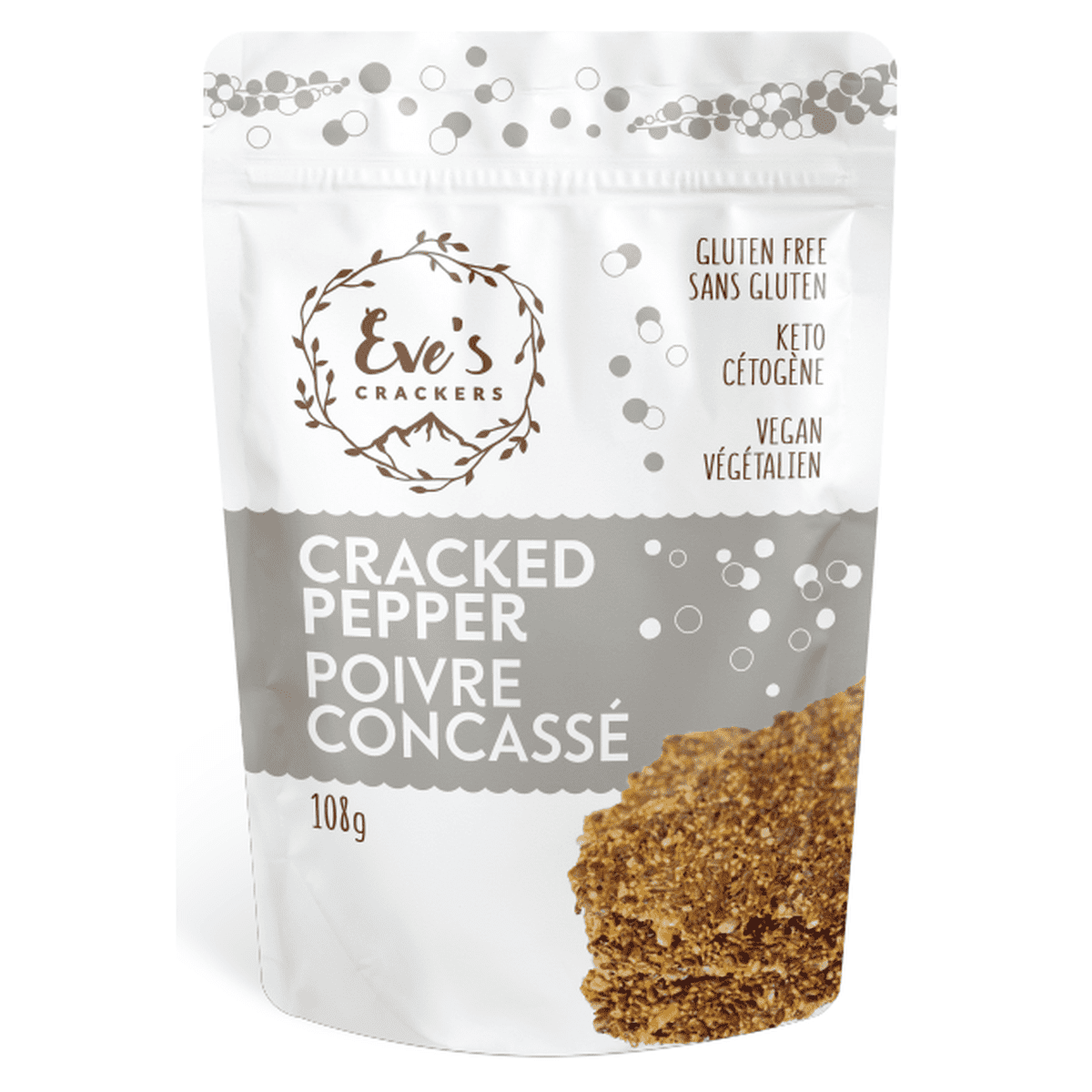 Cracked Pepper  Eve's Crackers   