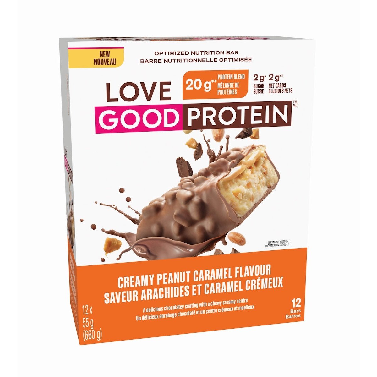 Creamy Peanut Caramel Flavour  Love Good Protein   