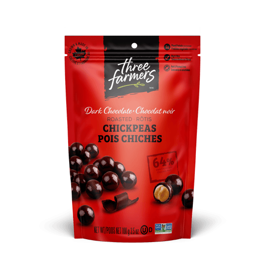 Dark Chocolate Chickpeas  Three Farmers   