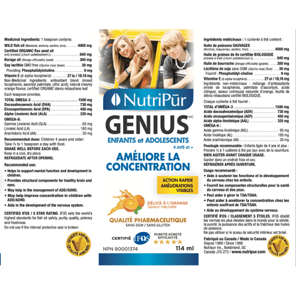 Genius Kids And Teens Liquid  Nutripur Inc   