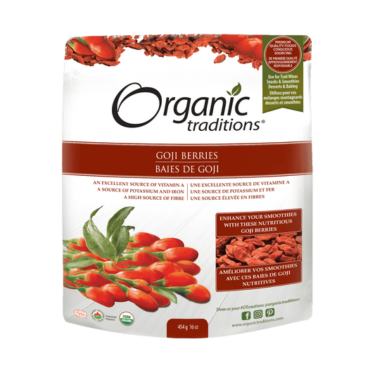 Goji Berries  Organic traditions 454g  