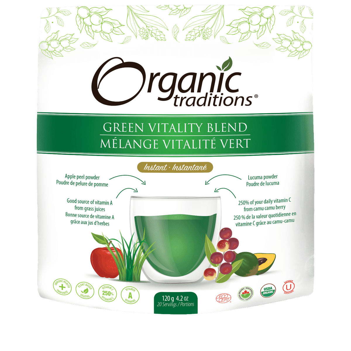 Green Vitality Blend  Organic Traditions   