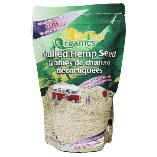 Hulled Hemp Seed Organic  Gold Top Organics   