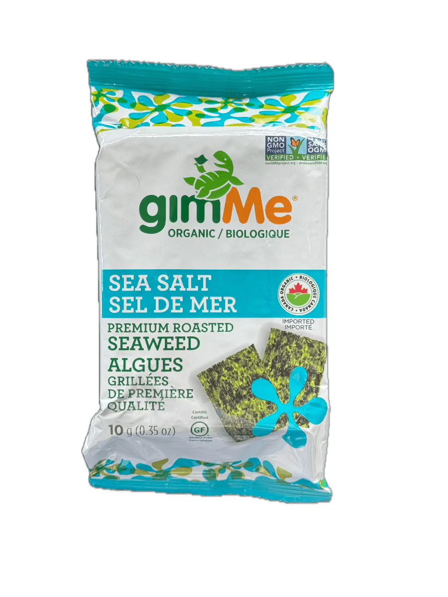 Organic Sea Salt Roasted Seaweed Snacks  GimMe   