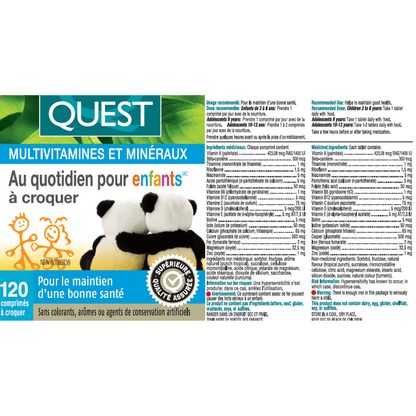 Kid's Daily One Chewable Multi  Quest - The Quest For Health   