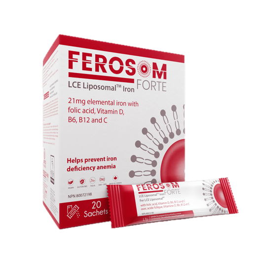 LCE Liposomal Iron - Sachet  Ferosom Forte   