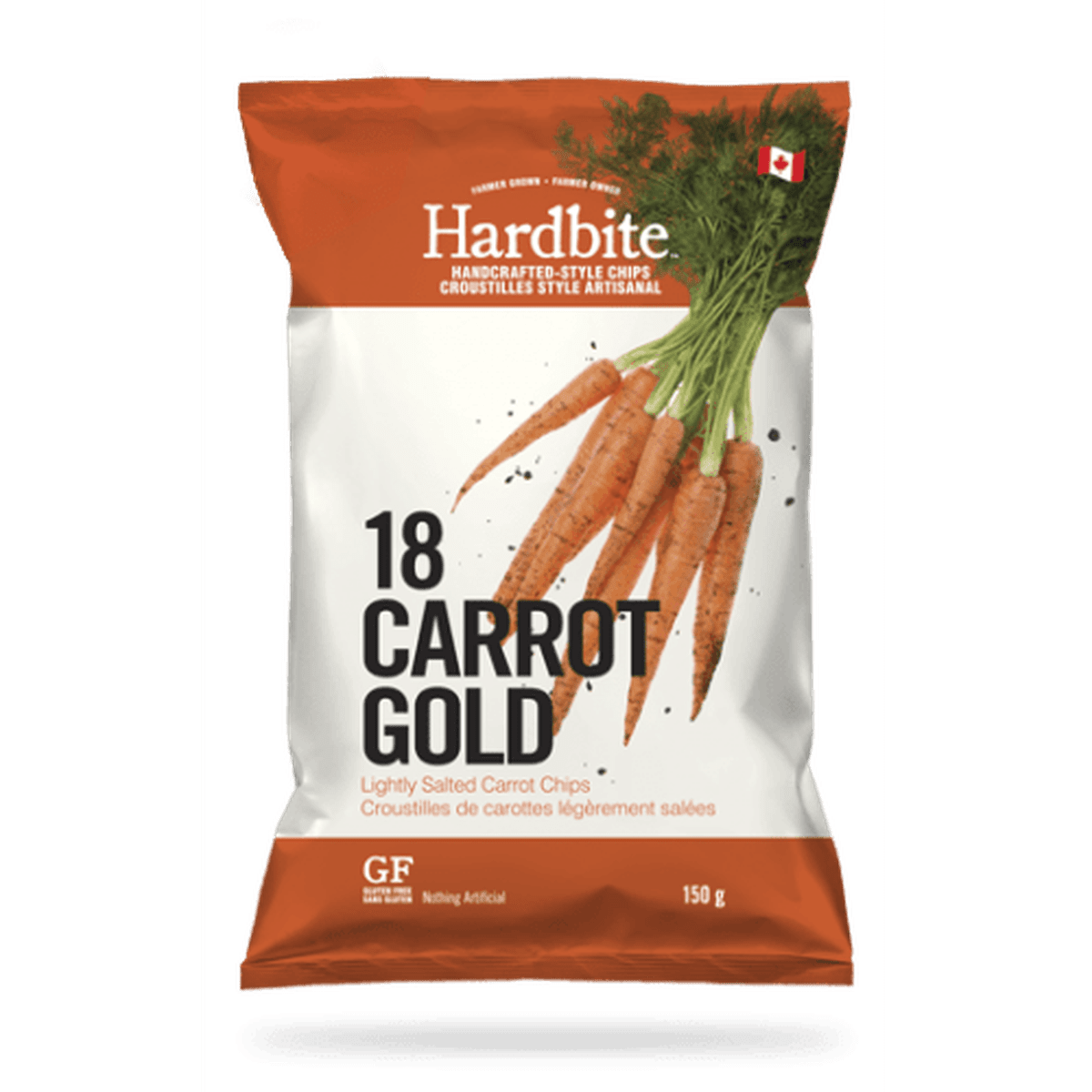 Lightly Salted Carrot Chips  Hardbite   