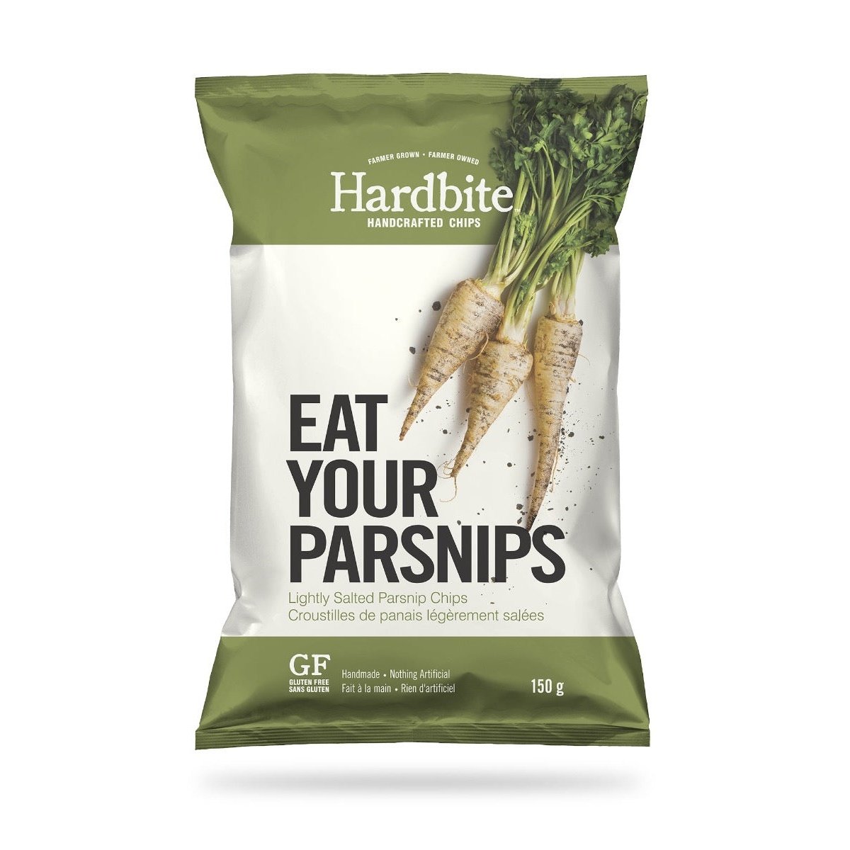 Lightly Salted Parsnip Chips  Hardbite   