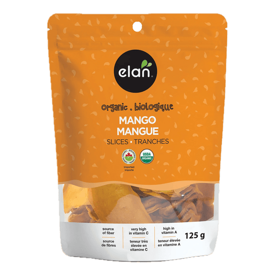 Mango Slices  Elan Organic Package   