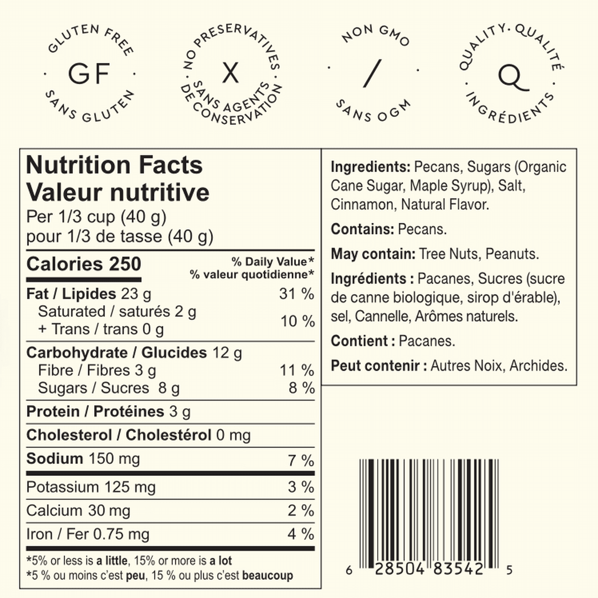 Maple Pecans  Handfuel   