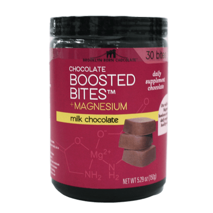 Milk Chocolate Bites + Magnesium  Brooklyn Born Chocolate 30 bites  