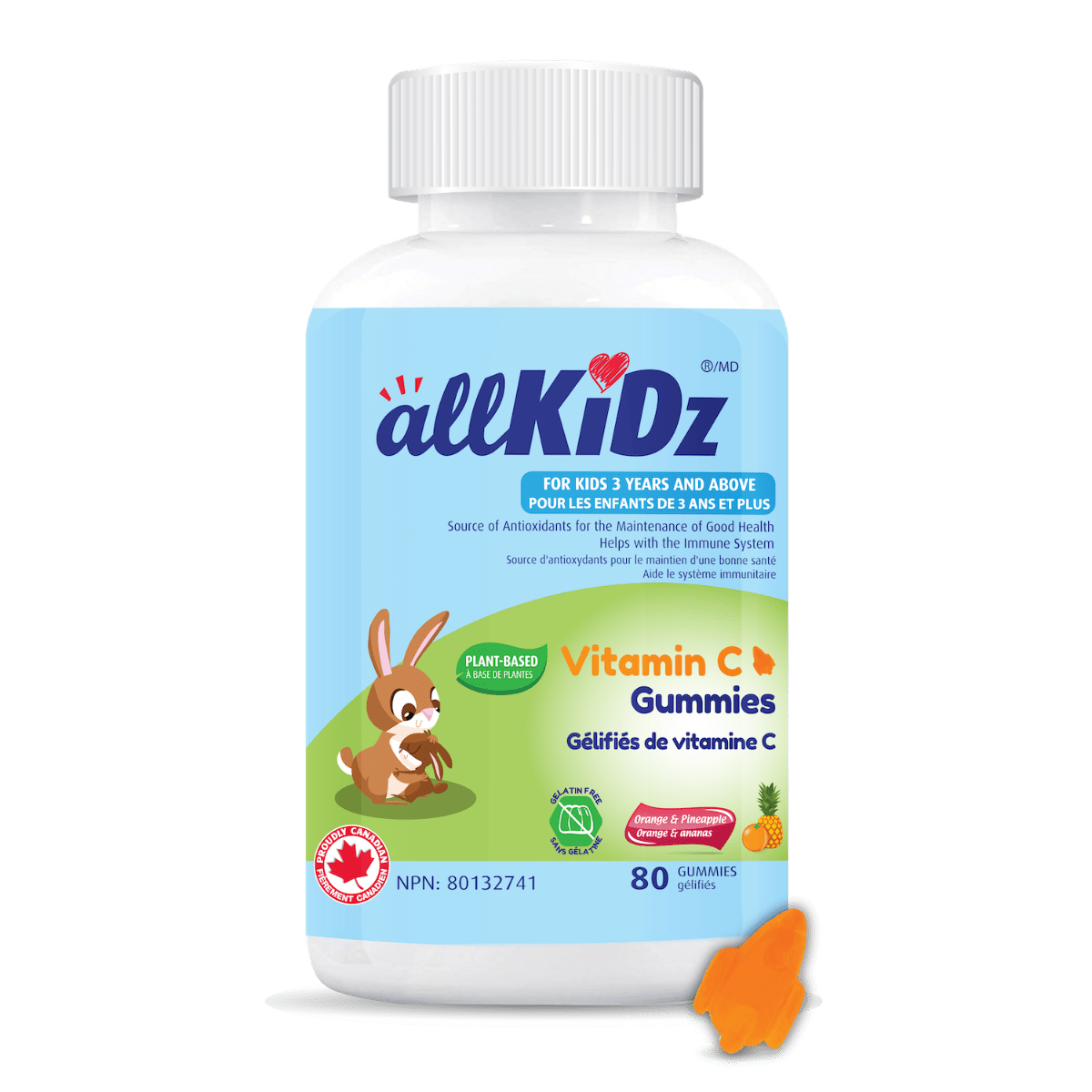 Vitamin C Gummies  allKiDz Naturals Inc.   