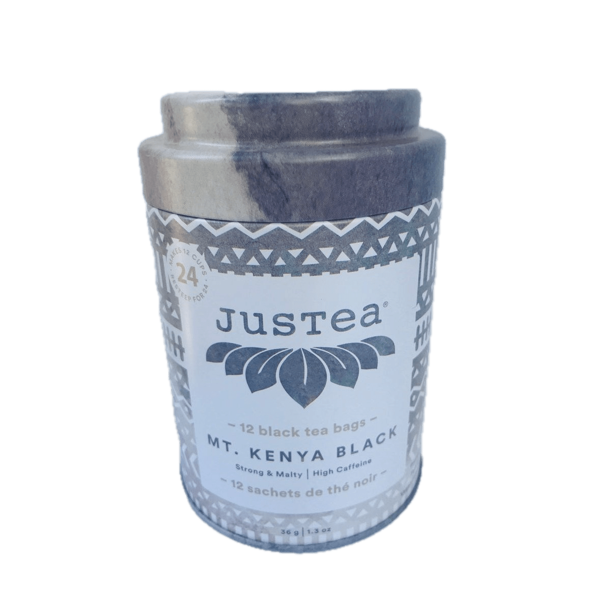 Mt Kenya Black - Tea Bag Tin  JusTea   