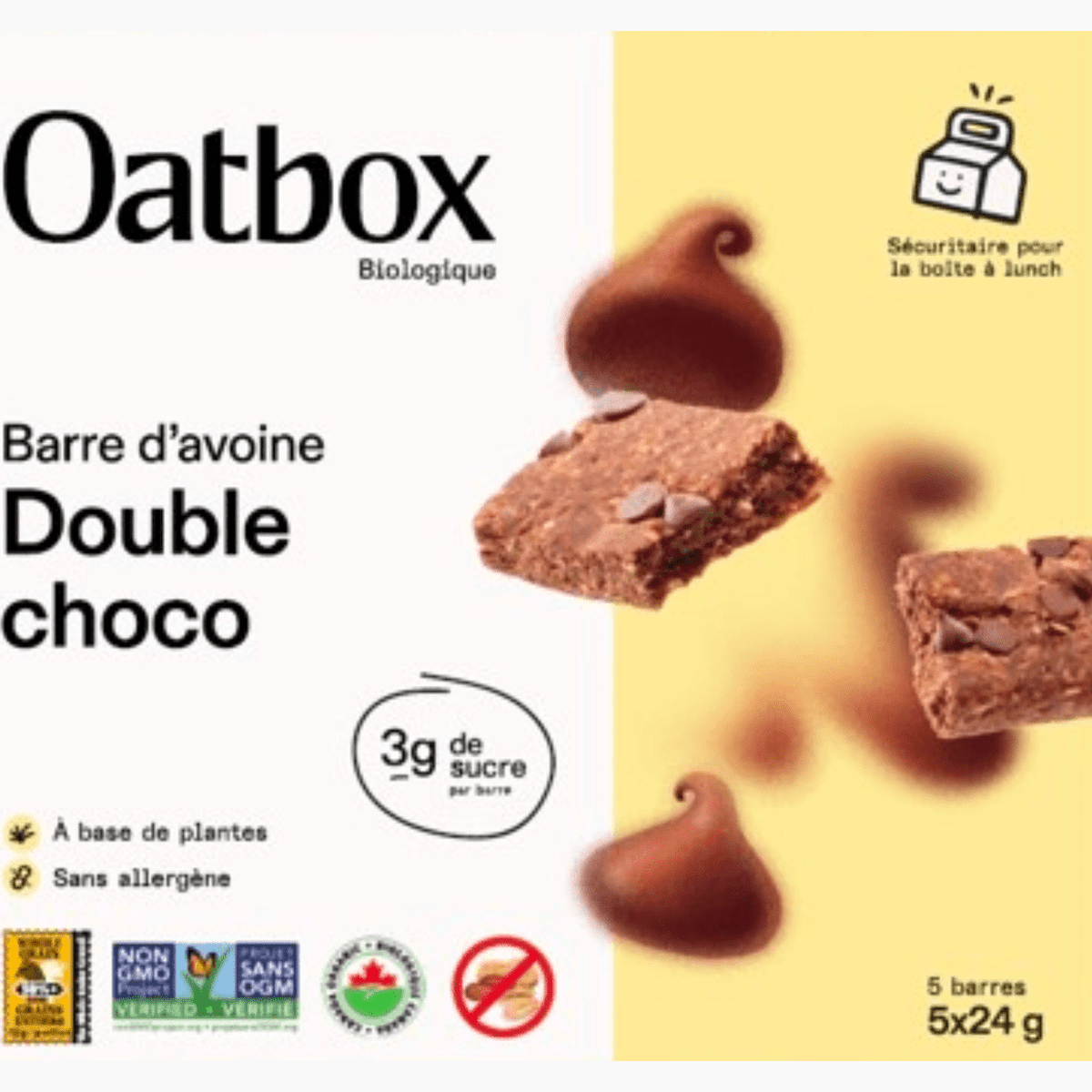 Oat Bar Double Choco  Oatbox   