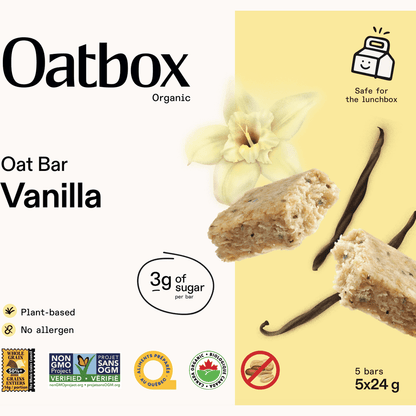 Oat Bar Vanilla  Oatbox   