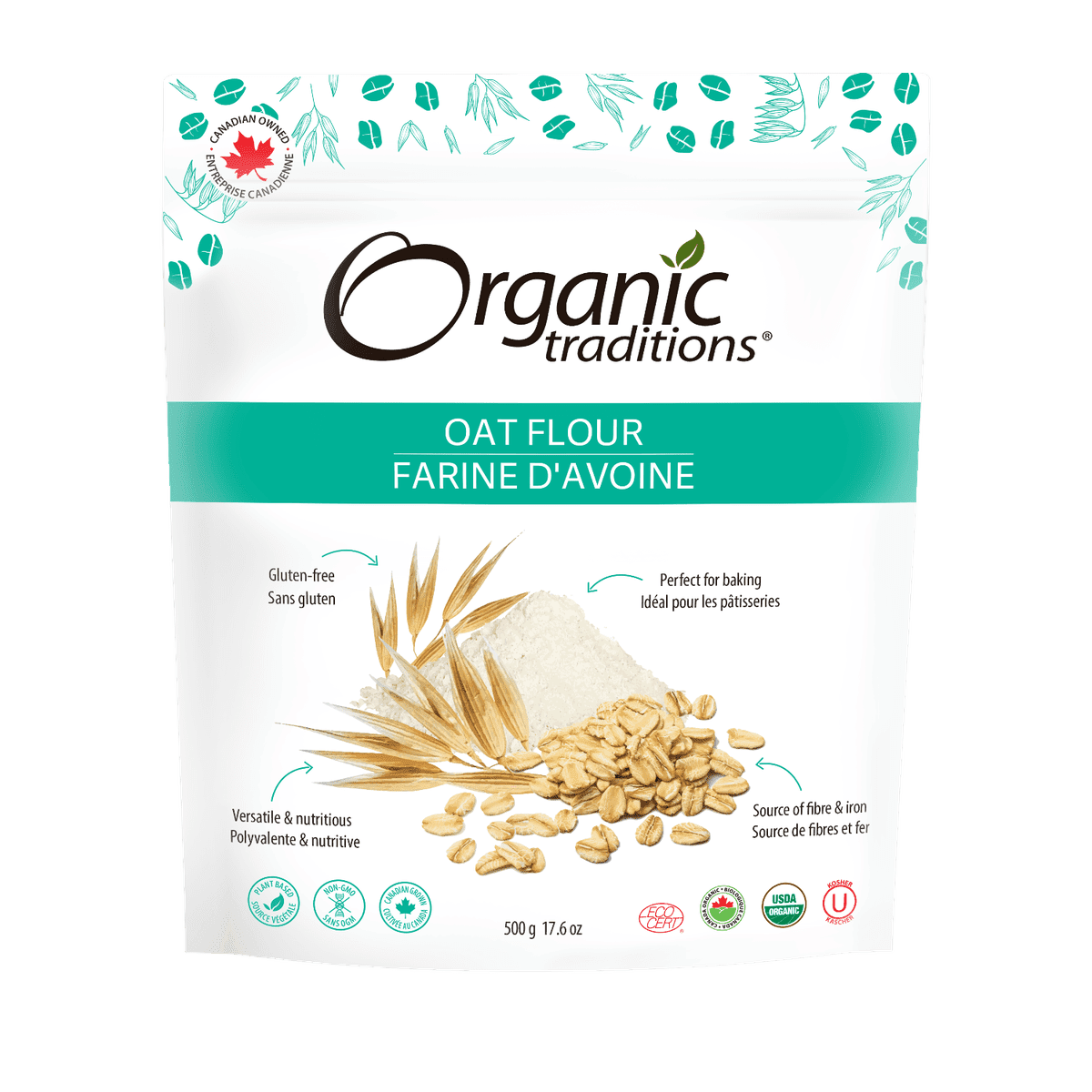 Oat Flour  Organic traditions   