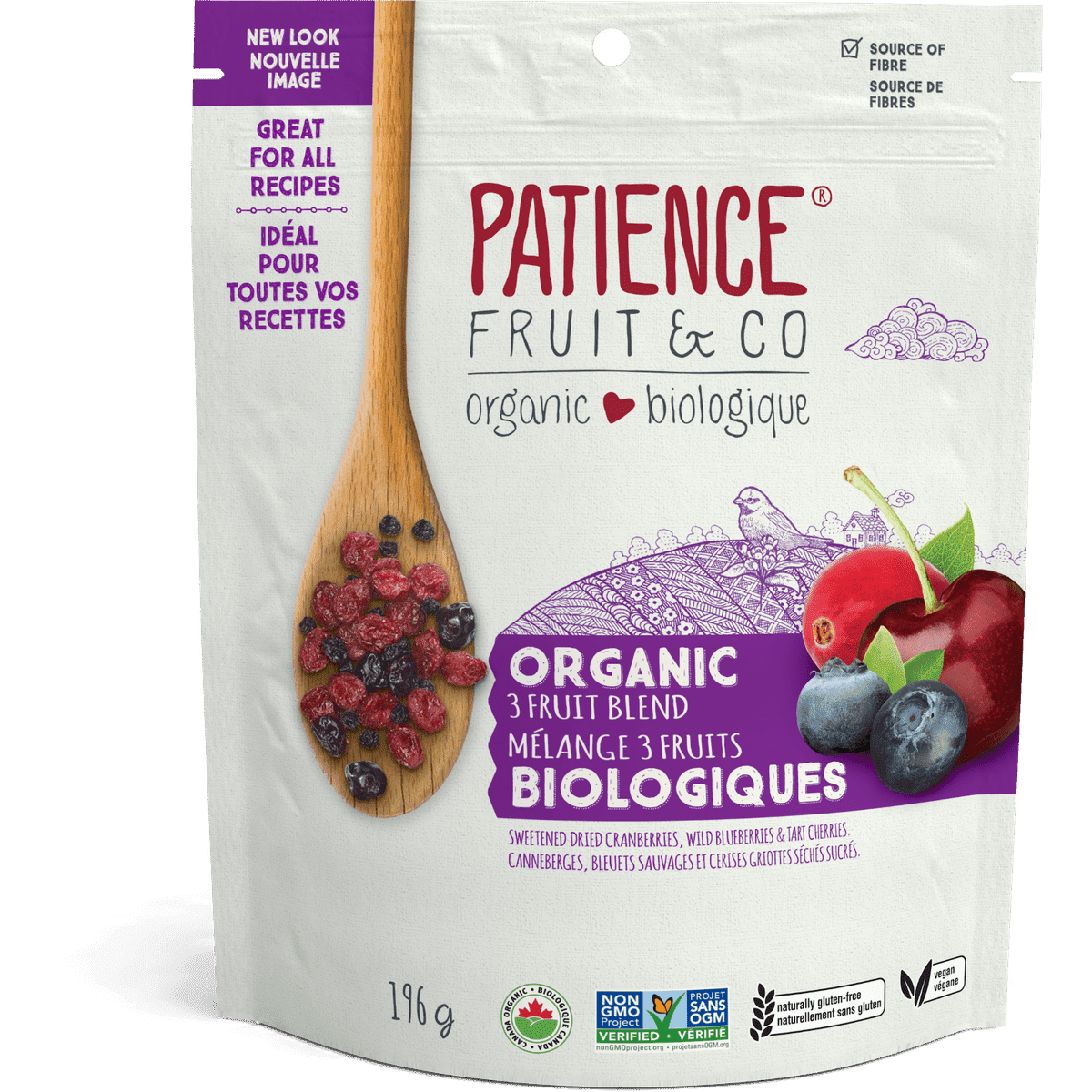 Organic 3 Fruit Blend  Patience Fruit & Co.   