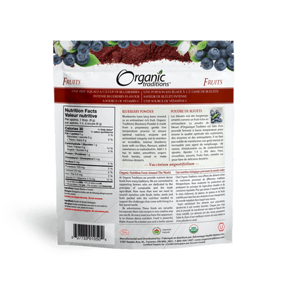 Organic Blueberry Powder  Organic traditions   