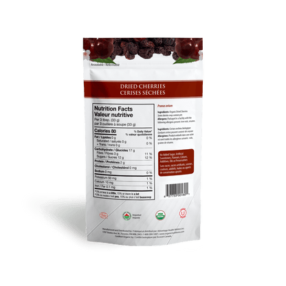 Organic Dried Cherries  Organic traditions   