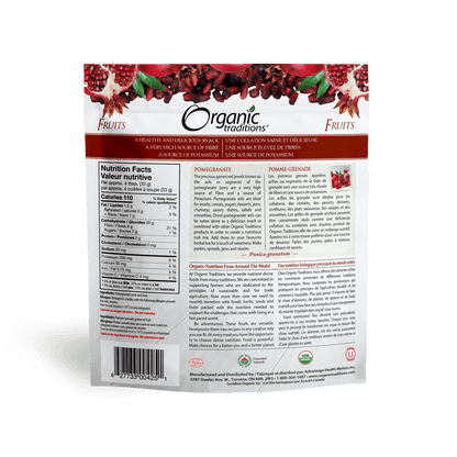 Organic Dried Pomegranates  Organic traditions   