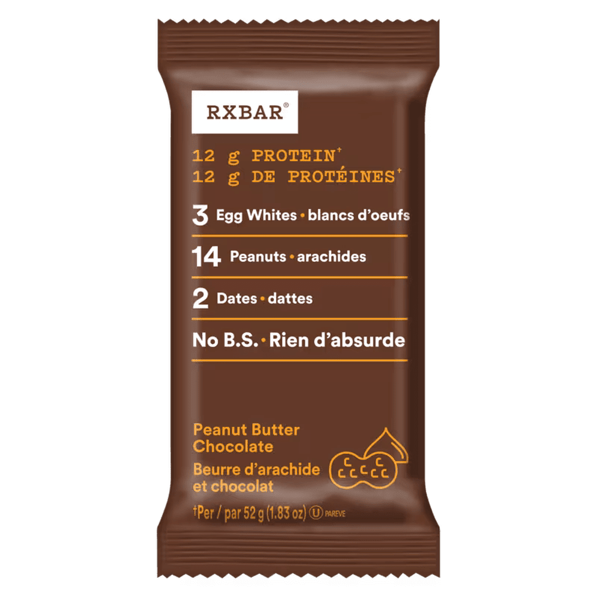 Peanut Butter Chocolate Protein Bar  RxBar   