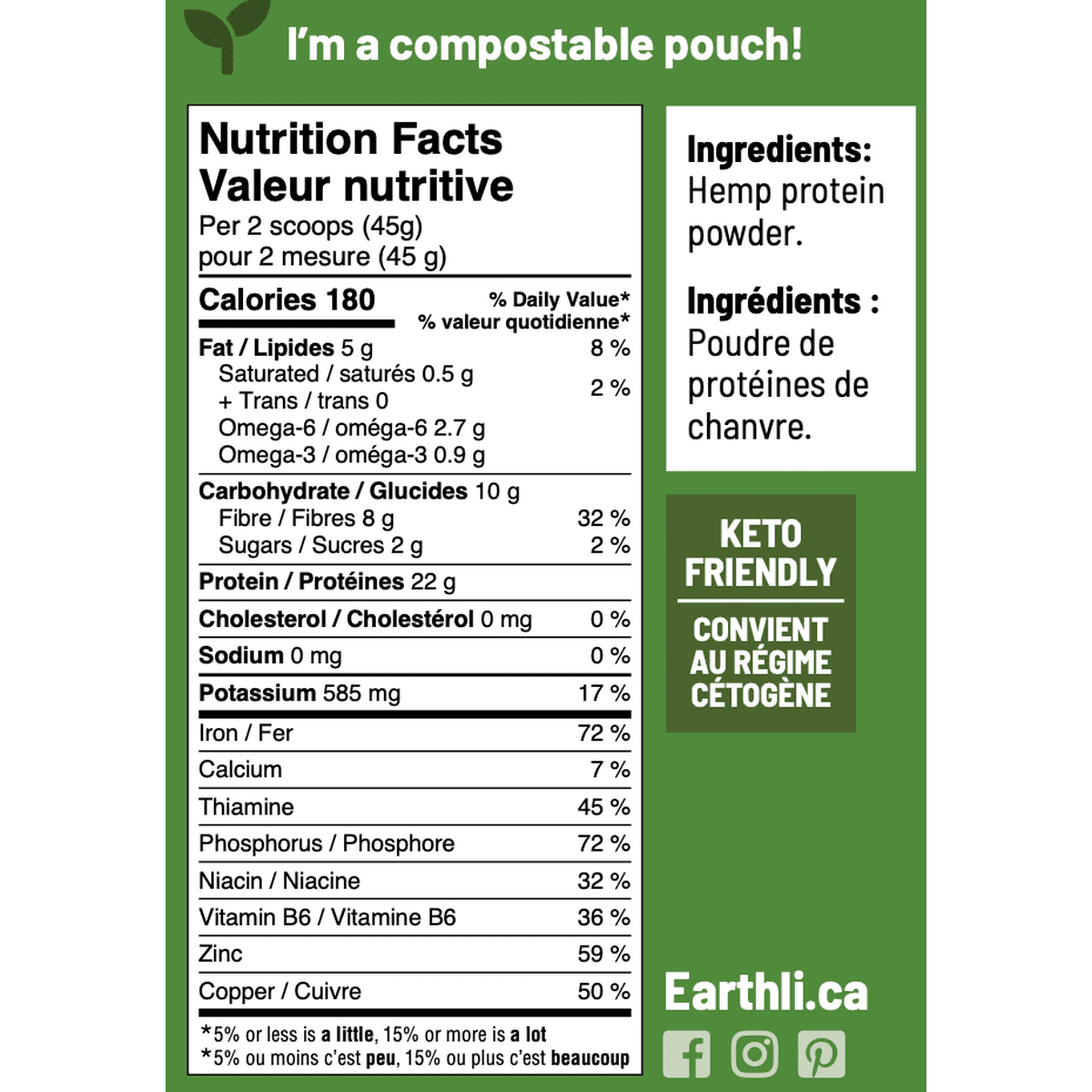 Plant Protein  Earthli   