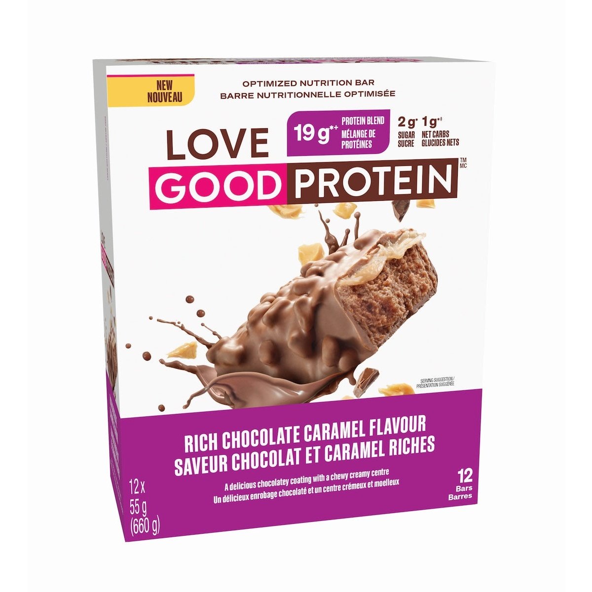 Rich Chocolate Caramel Flavour  Love Good Protein   