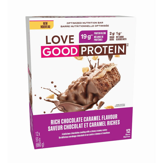 Rich Chocolate Caramel Flavour  Love Good Protein   