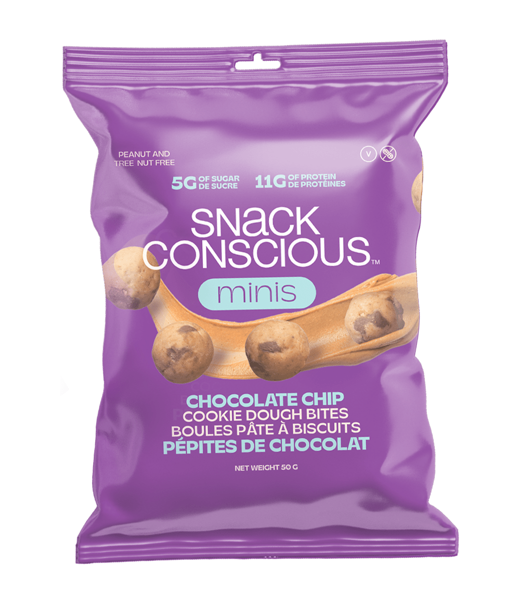 Mini Cookie Dough Bites - Chocolate Chip  Snack Conscious   