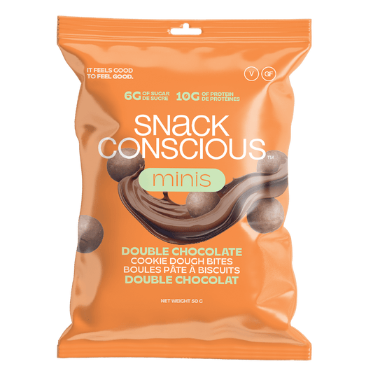 Mini Cookie Dough Bites - Double Chocolate  Snack Conscious   