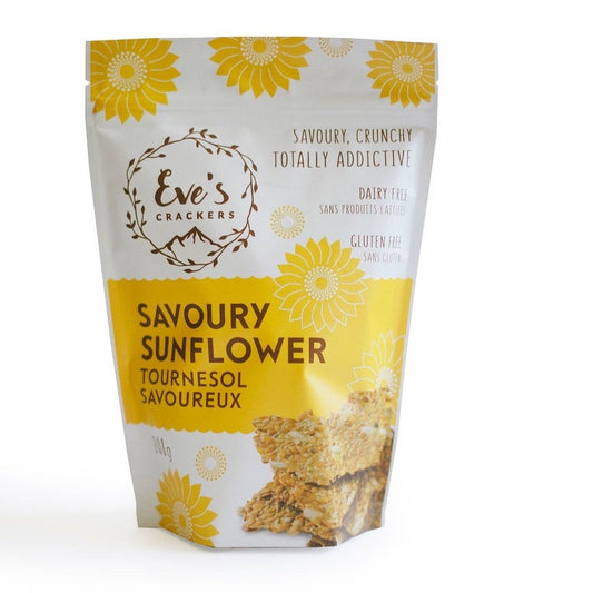 Savoury Sunflower  Eve's Crackers   