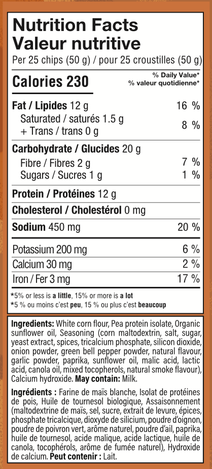 Tortilla Protein Chips Fiesta Taco