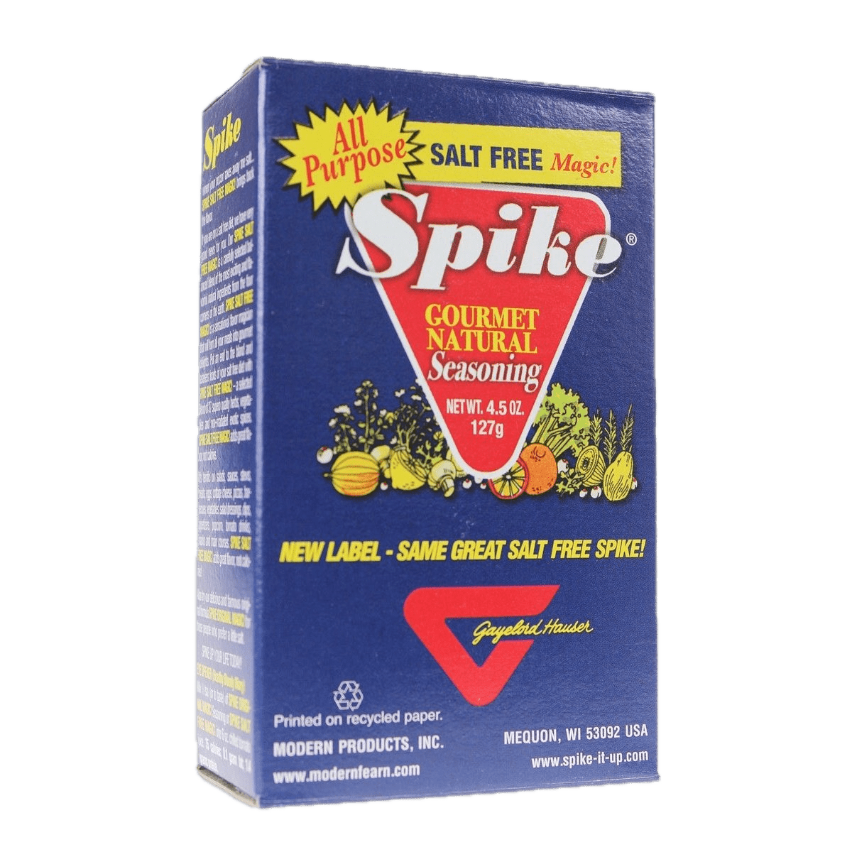 Spike Seasoning Salt Free  Modern Seasonings 127g  