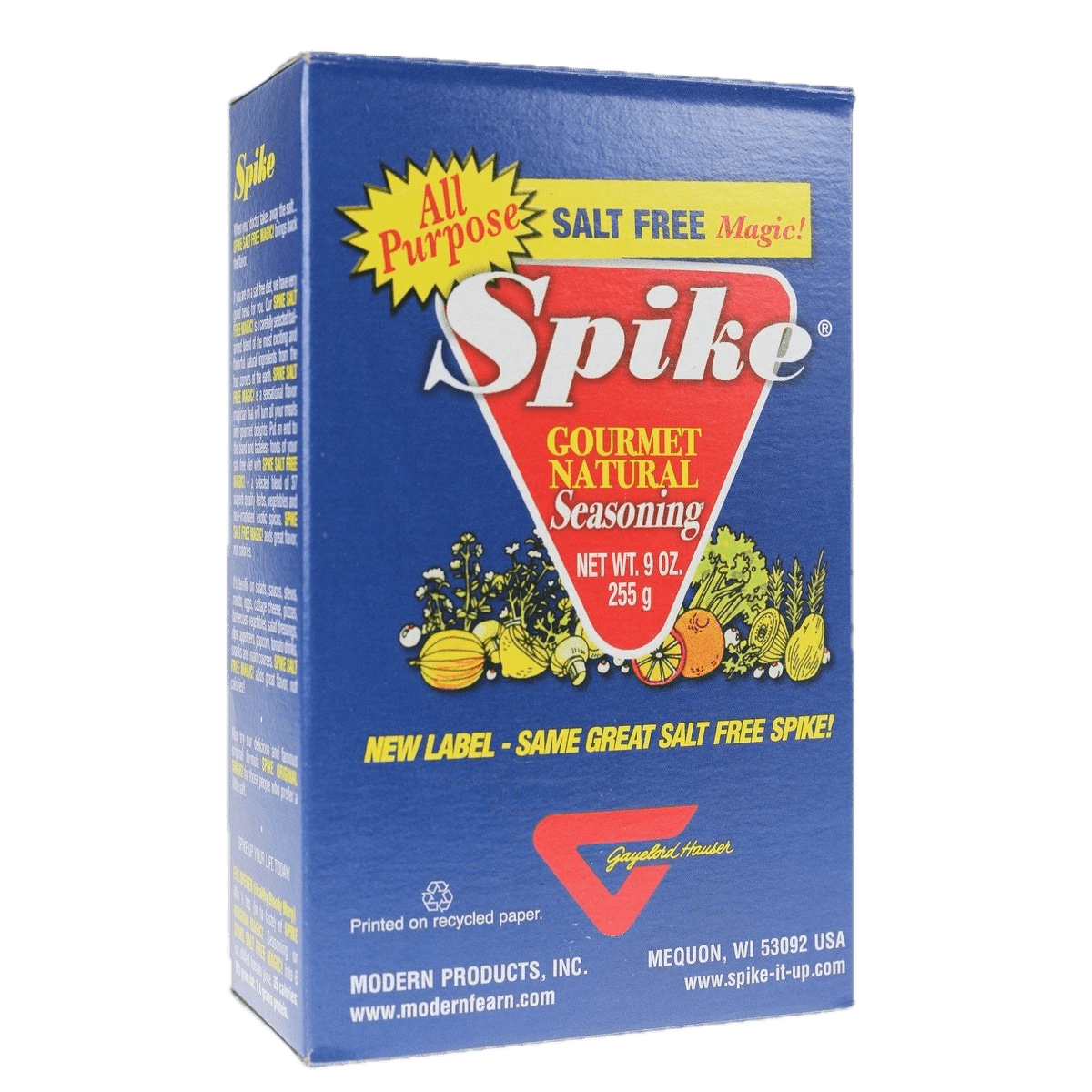 Spike Seasoning Salt Free  Modern Seasonings 255g  