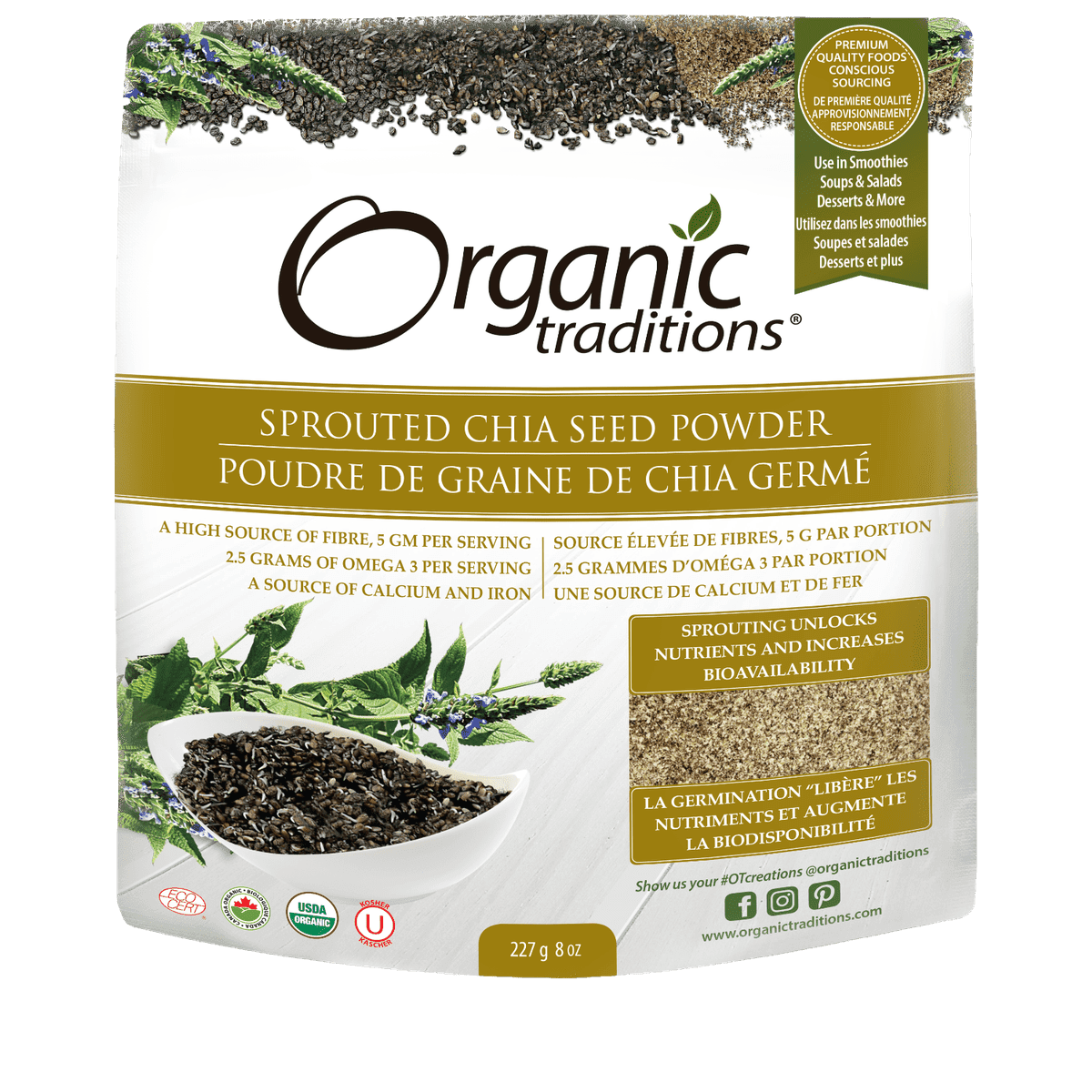 Sprouted Chia/Flax  Organic traditions   