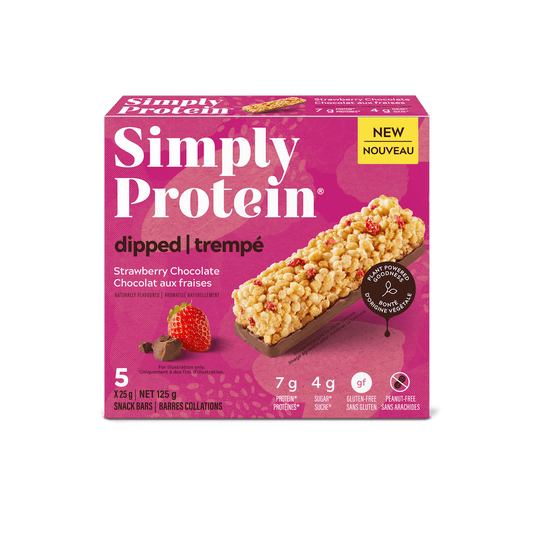 Strawberry Chocolate Bar - Dipped  SimplyProtein   