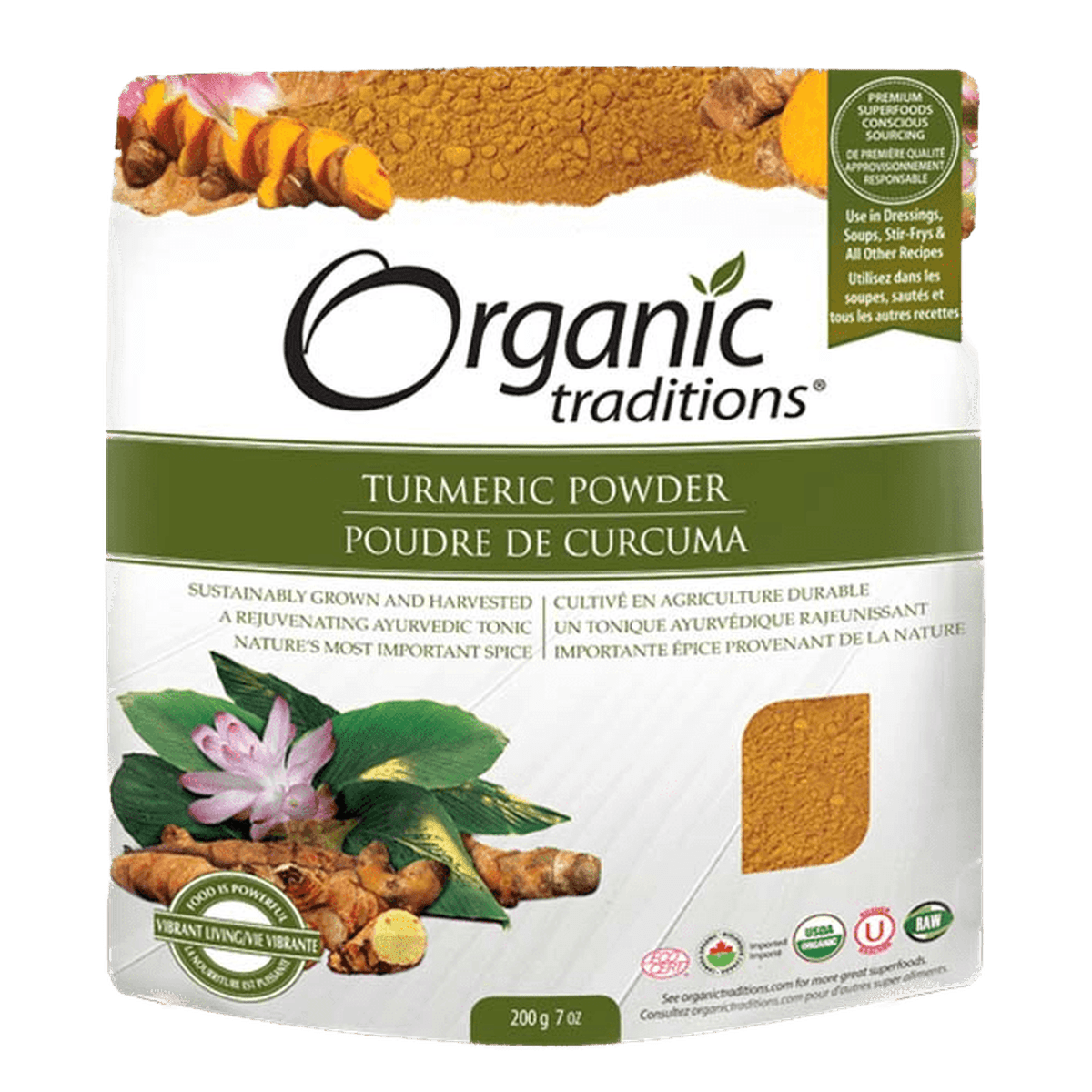 Turmeric Powder  Organic traditions   