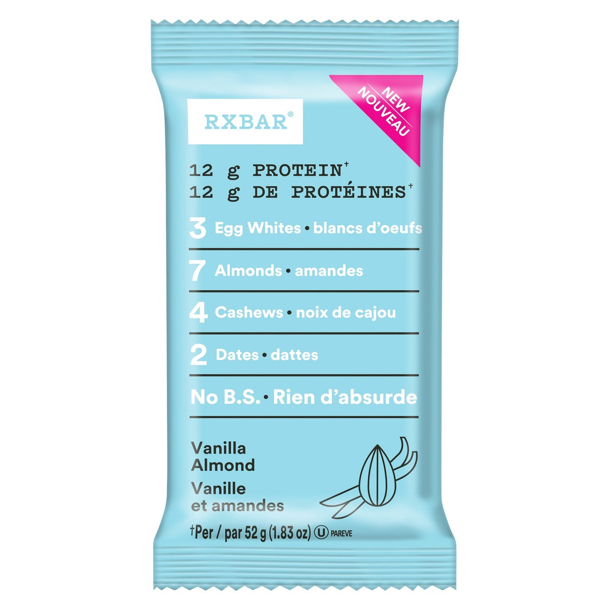 Vanilla Almond Protein Bar  RxBar   