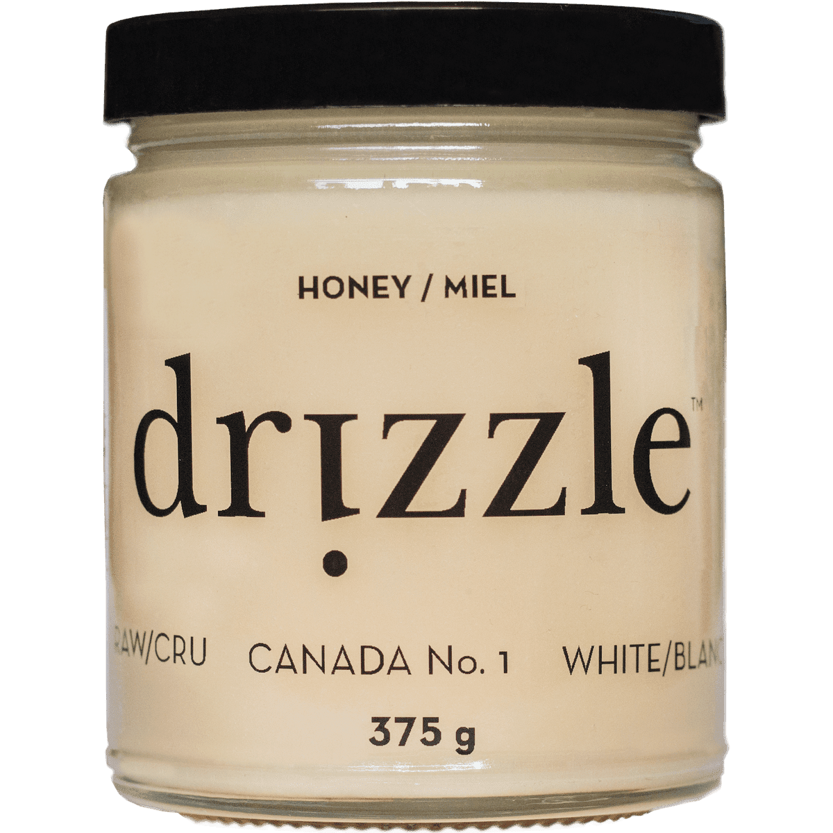 White Raw Honey  Drizzle Honey 375g  