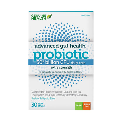 Advanced Gut Health Probiotics, 50 Billion CFU  Genuine Health   