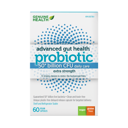 Advanced Gut Health Probiotics, 50 Billion CFU  Genuine Health   