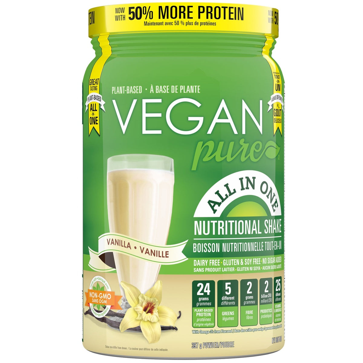 All in One Nutritional Shake Vanilla  Vegan Pure   