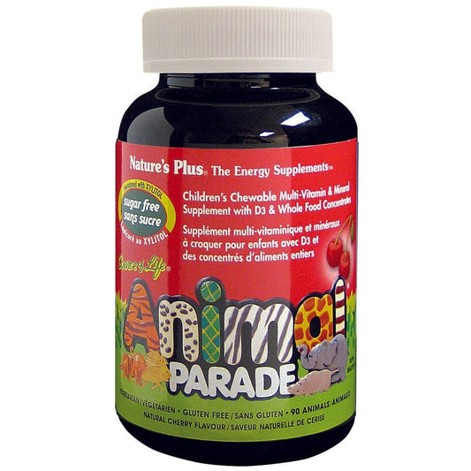 Animal Parade Sugar Free Multivitamin, Cherry  Natures Plus   